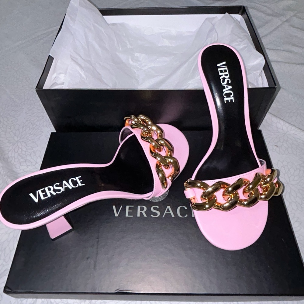 Versace Candy Pink Mules